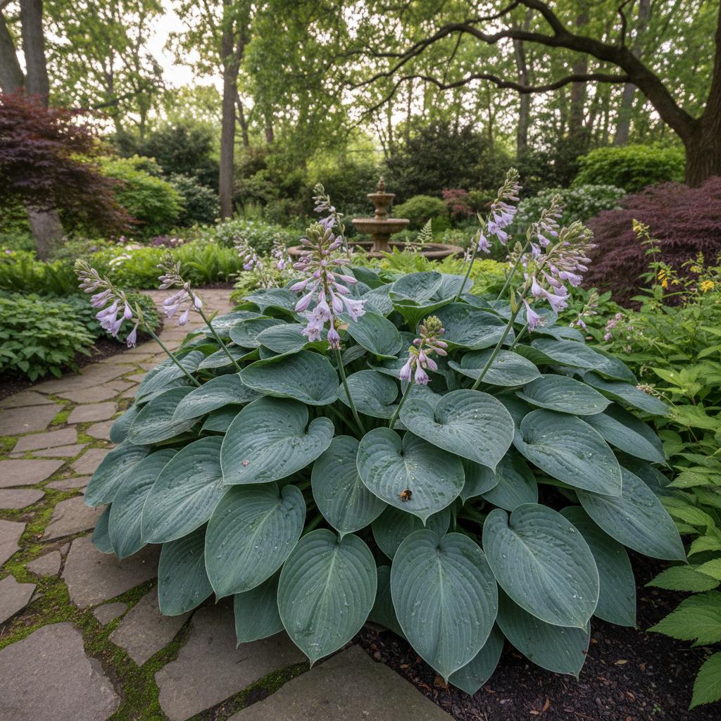 Hosta 'Elegans' (Lilia di Piantaggine) (Hosta sieboldiana elegans)