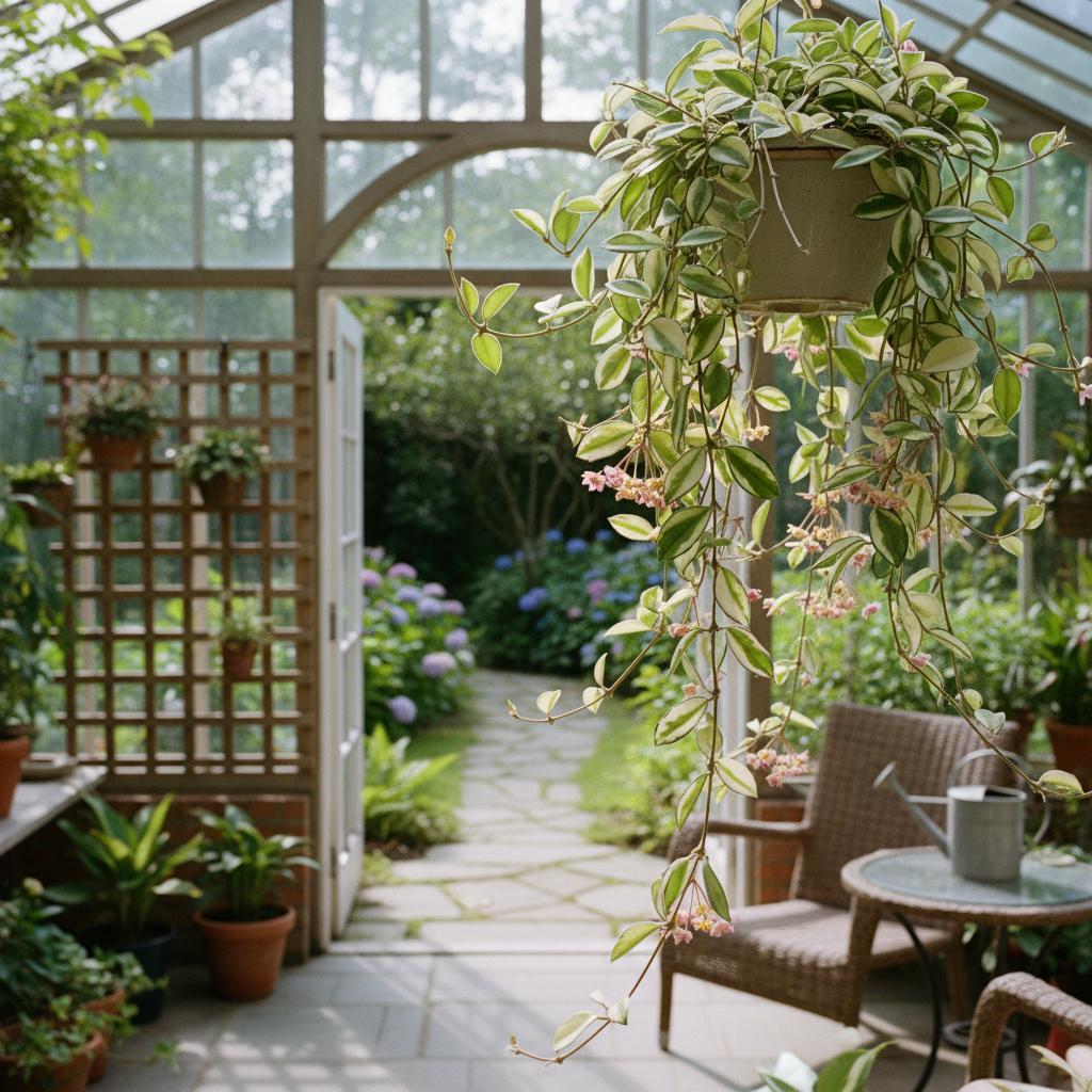 Hoya variegata di Heuschkel (Hoya heuschkeliana variegata)