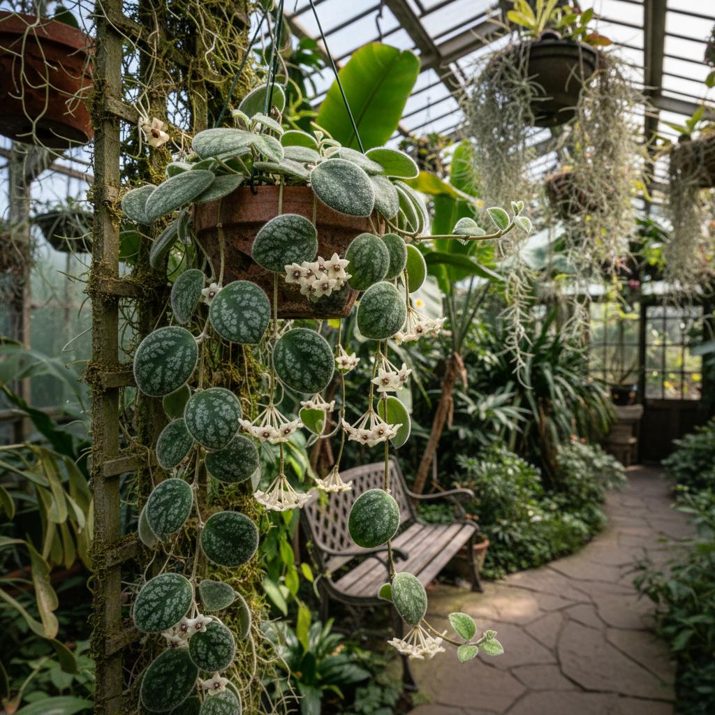Hoya serpens (Pianta cera serpente) (Hoya serpens)