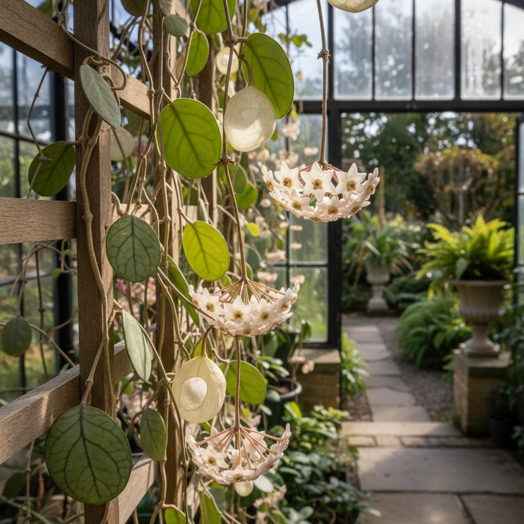 Hibrido di Hoya Darwinii e Hoya Elliptica (Hoya darwinii x Hoya elliptica)