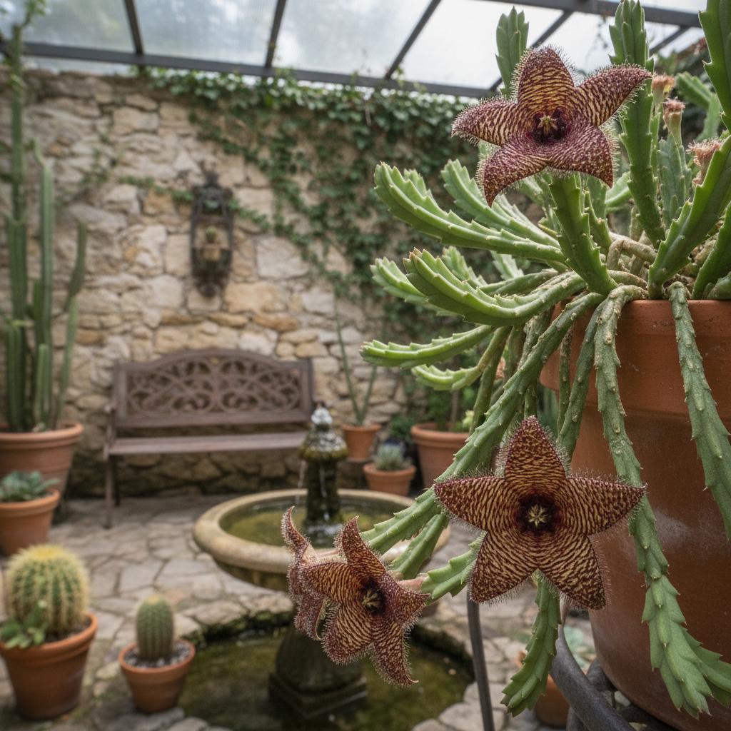 Huernia (Fiore di Cadavere) (Huernia insigniflora)
