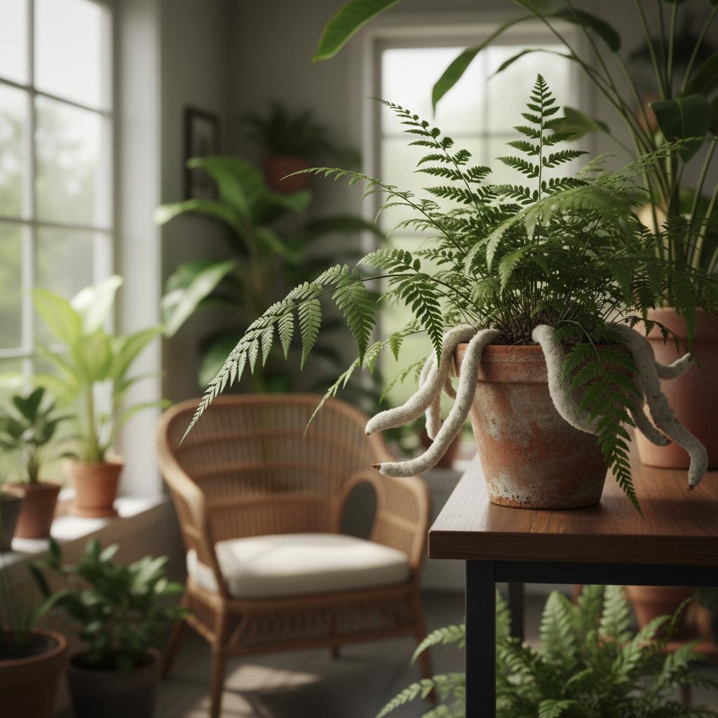 Felce Piede di Lepre (Humata tyermannii)