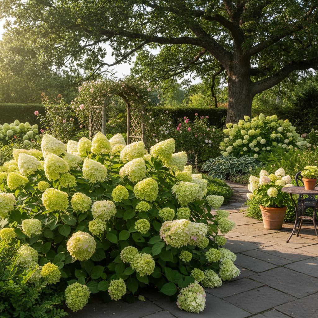 Ortensia a pannocchie 'Limelight' (Hydrangea paniculata 'Limelight')