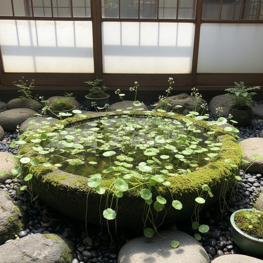 Erba a ombrello verticillata (Hydrocotyle verticillata)