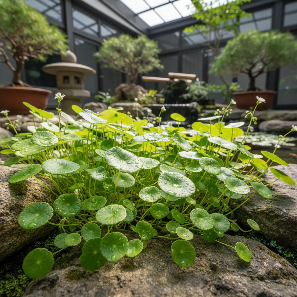 Menta de agua (Hydrocotyle sp.)