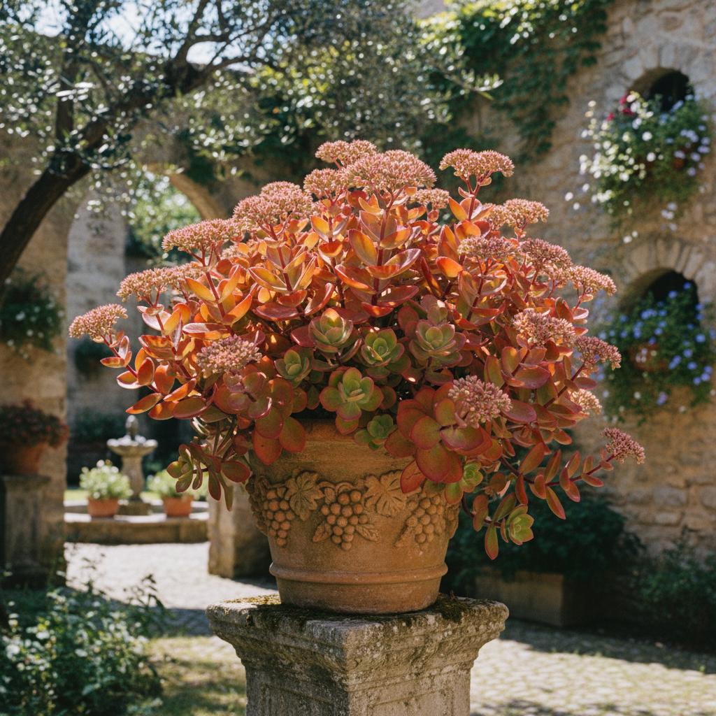 Sedum rosso maculato (Hylotelephium erythrostictum)