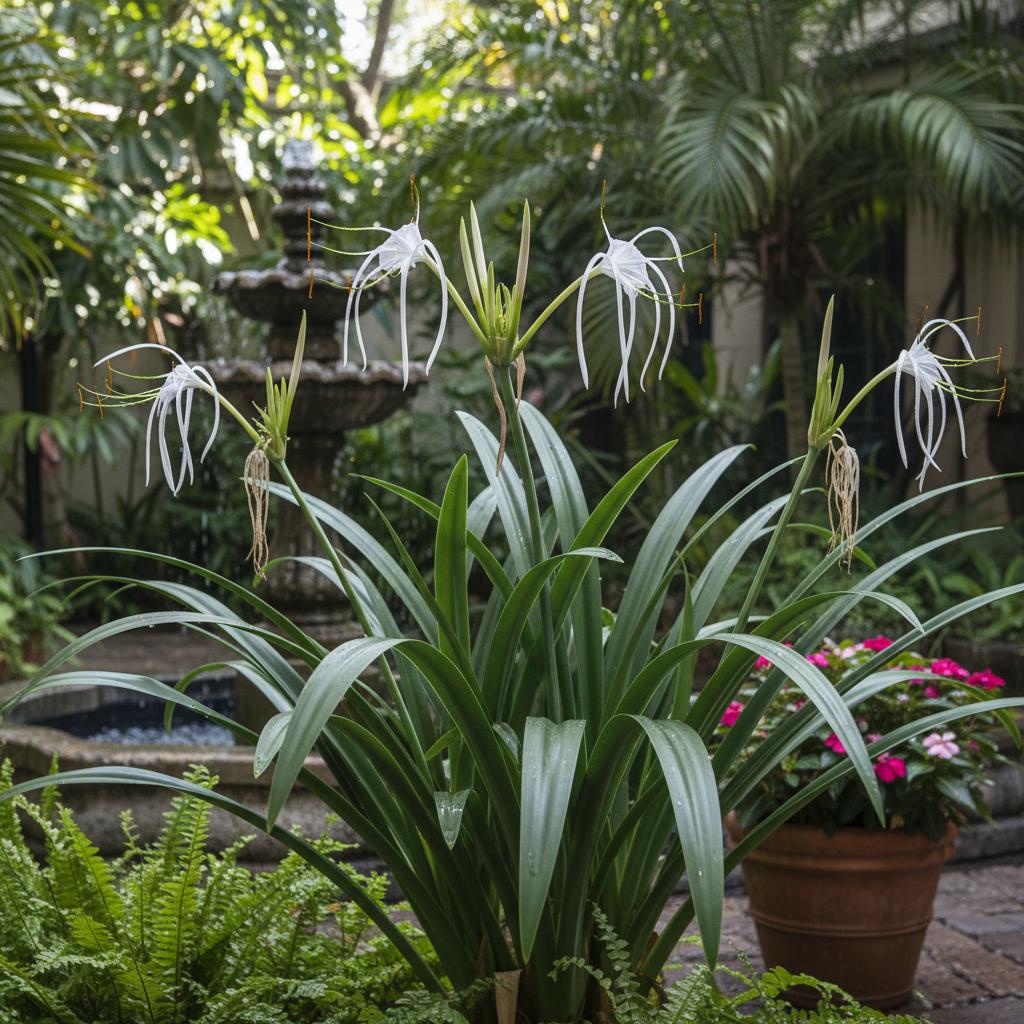Lilia ragno costiero (Hymenocallis littoralis)