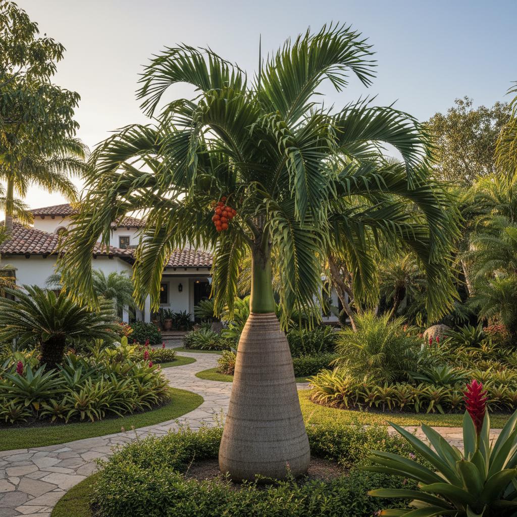 Palma a bottiglia (Hyophorbe lagenicaulis)