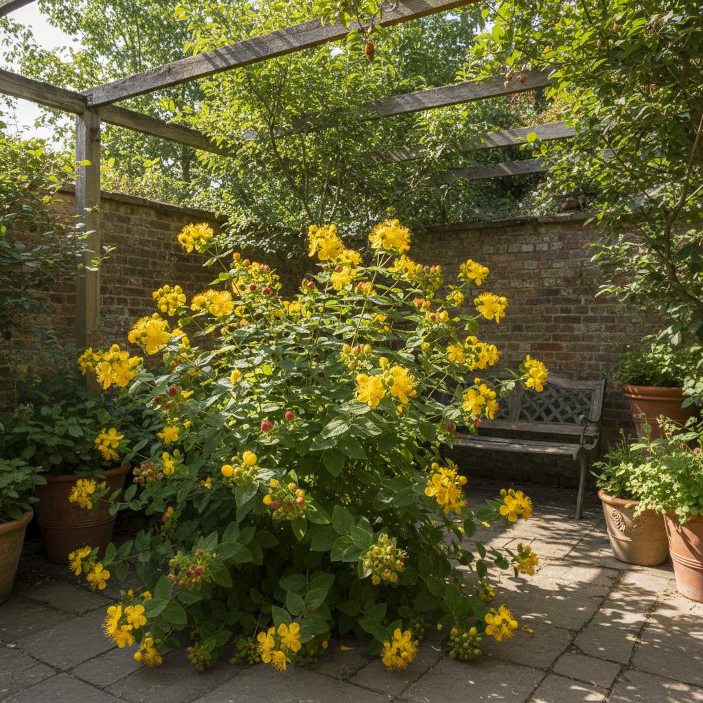 Iperico peloso (Hypericum hirsutum)