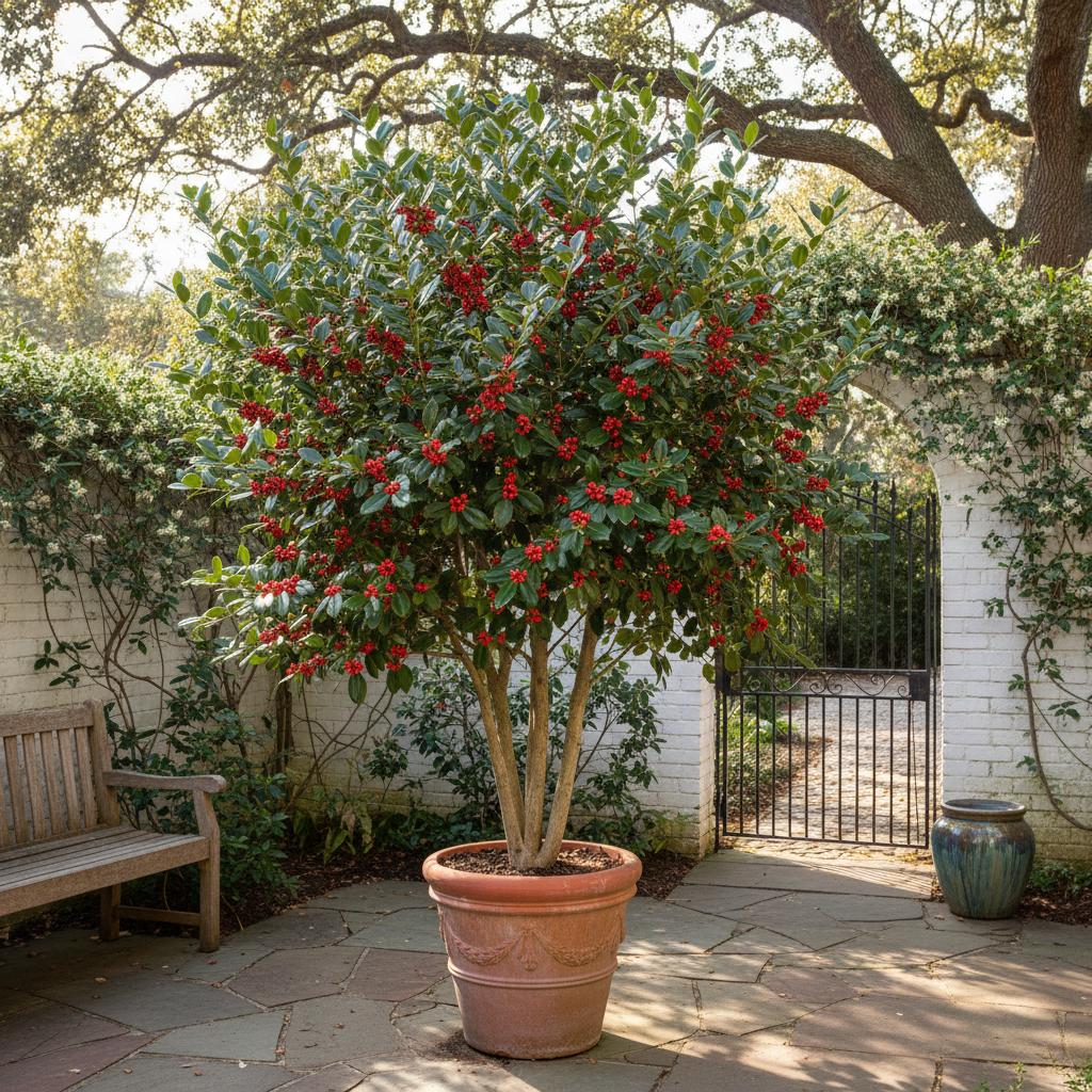 Dahoon-Hulst (Ilex cassine)