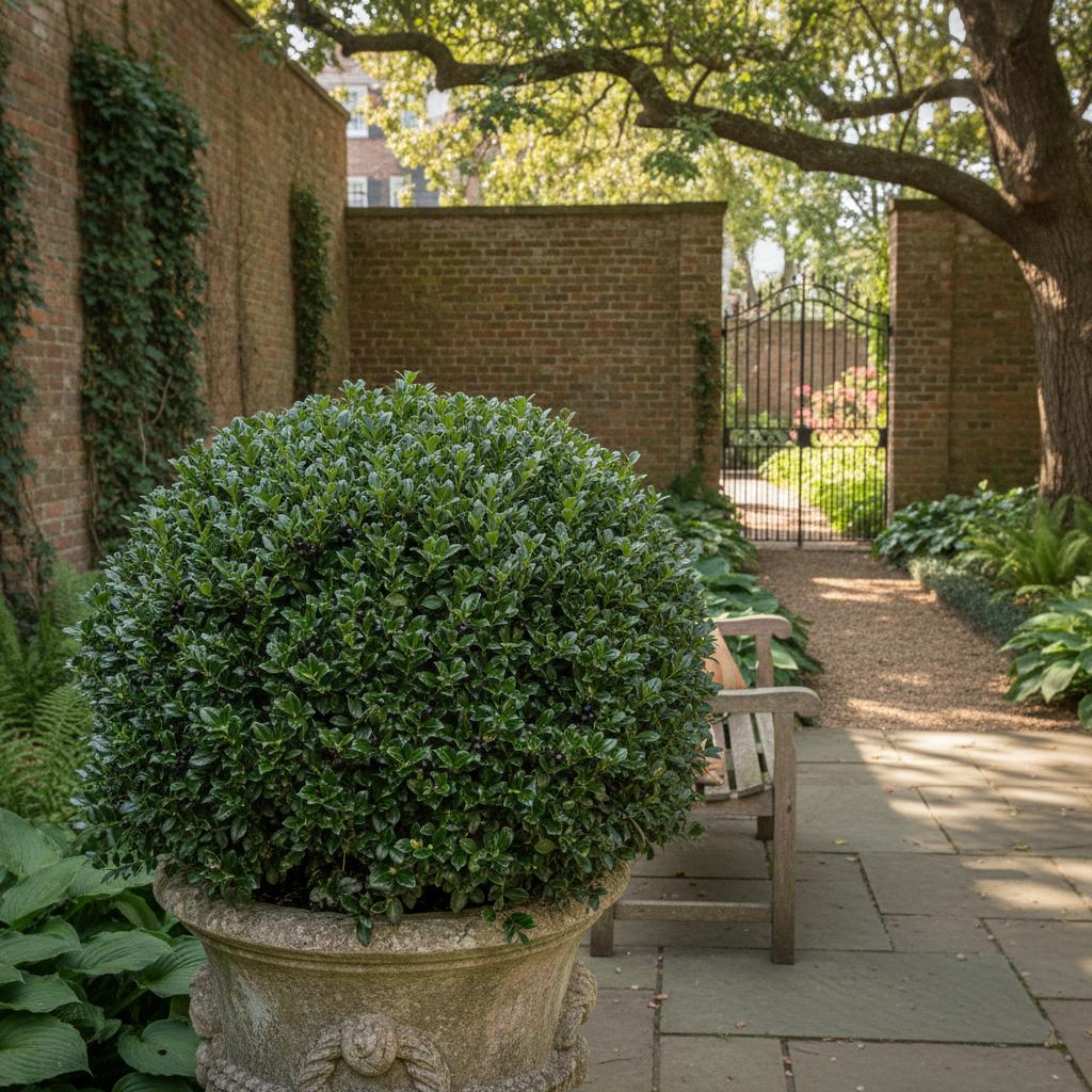Glatte Stechpalme 'Shamrock' (Ilex glabra 'Shamrock')