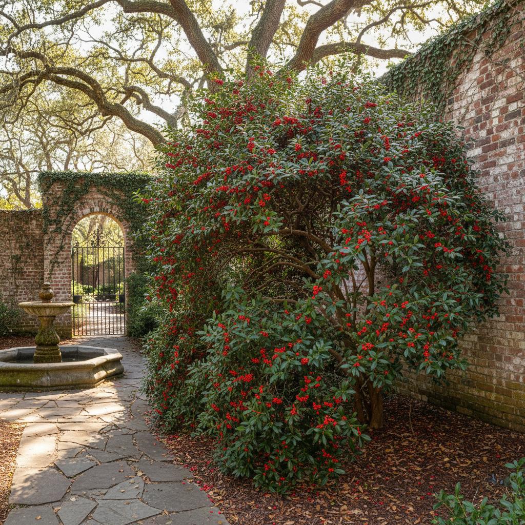 Yaupon-Stechpalme (Ilex vomitoria)