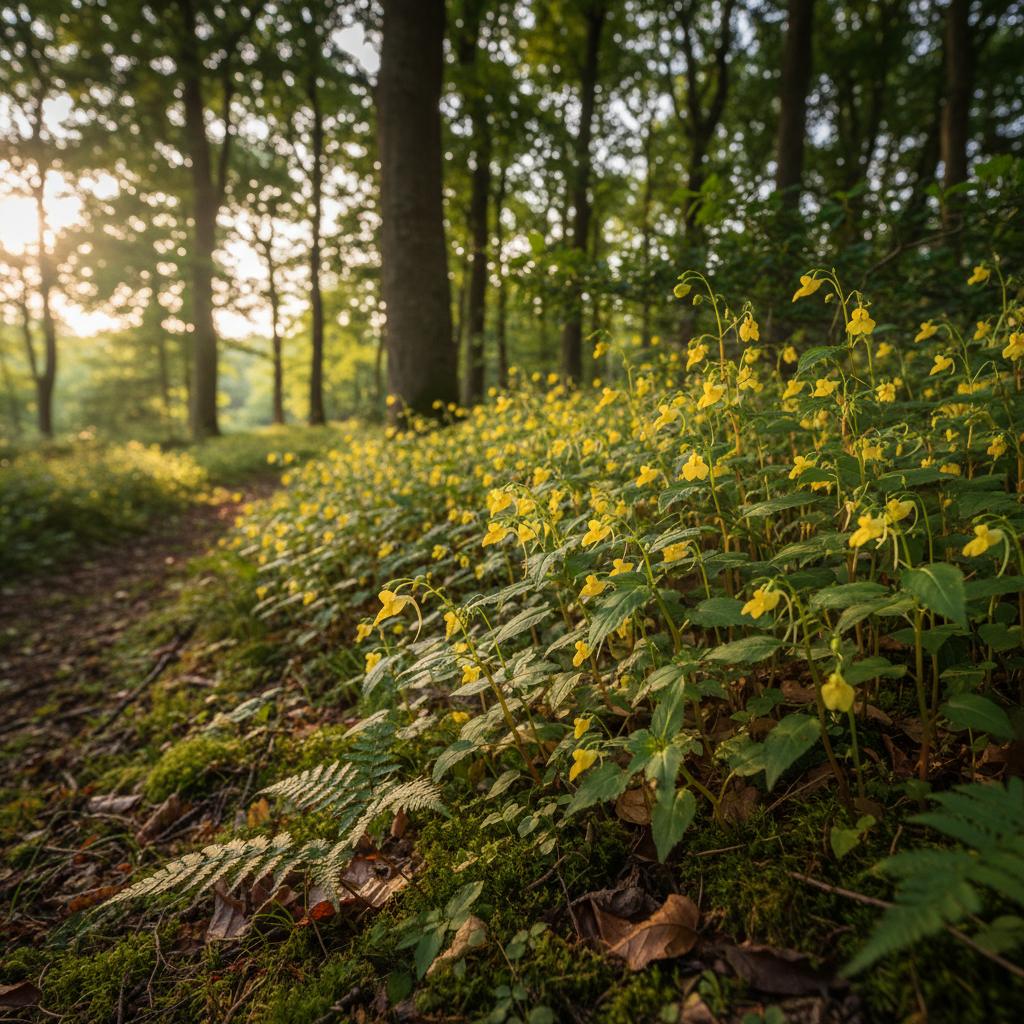 Kleines Springkraut (Impatiens parviflora)