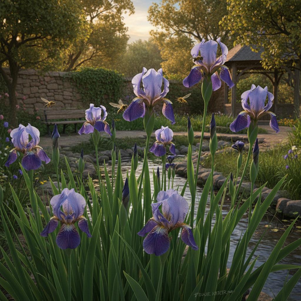 Sumpf-Schwertlilie (Iris versicolor)