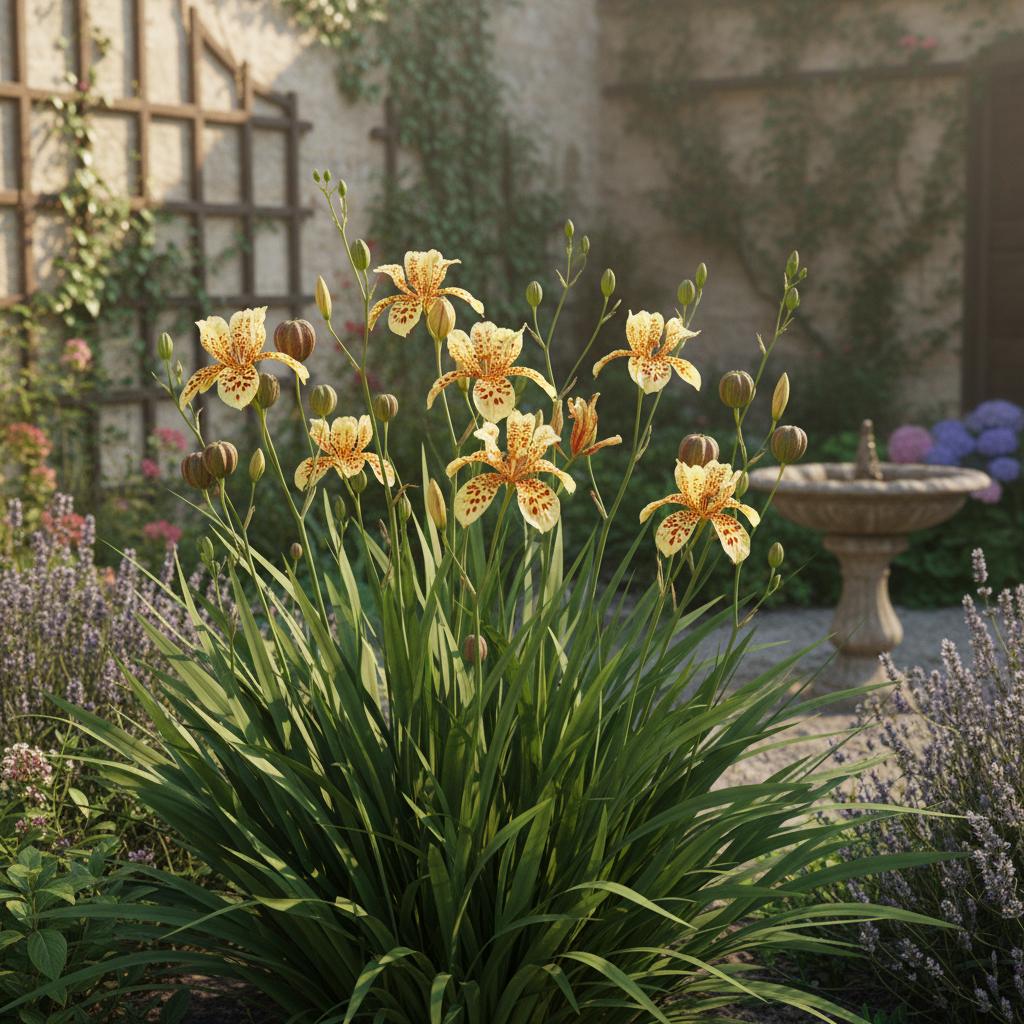 Brombeer-Lilie (Iris domestica)