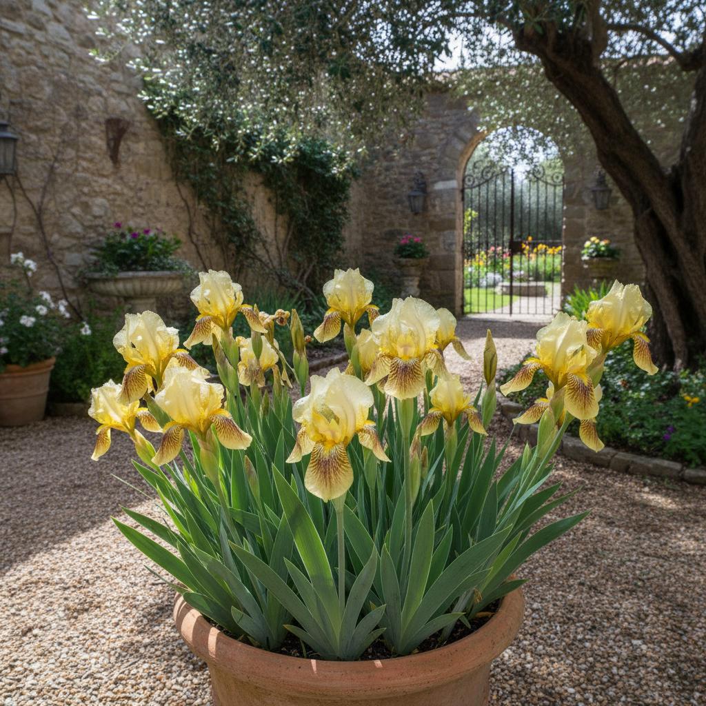 Gelbe Steppen-Iris (Iris lutescens)