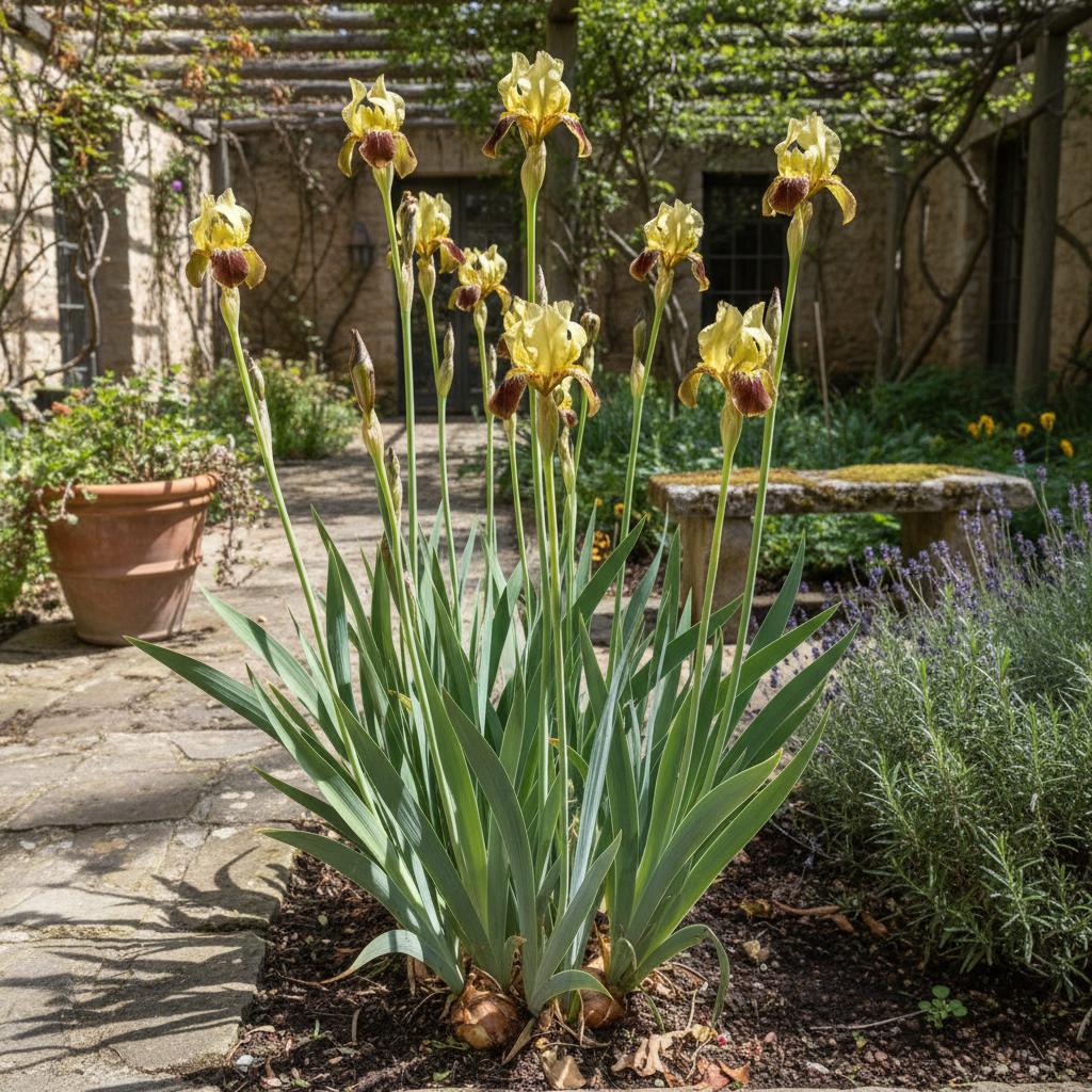 Schachbrett-Schwertlilie (Iris tuberosa)