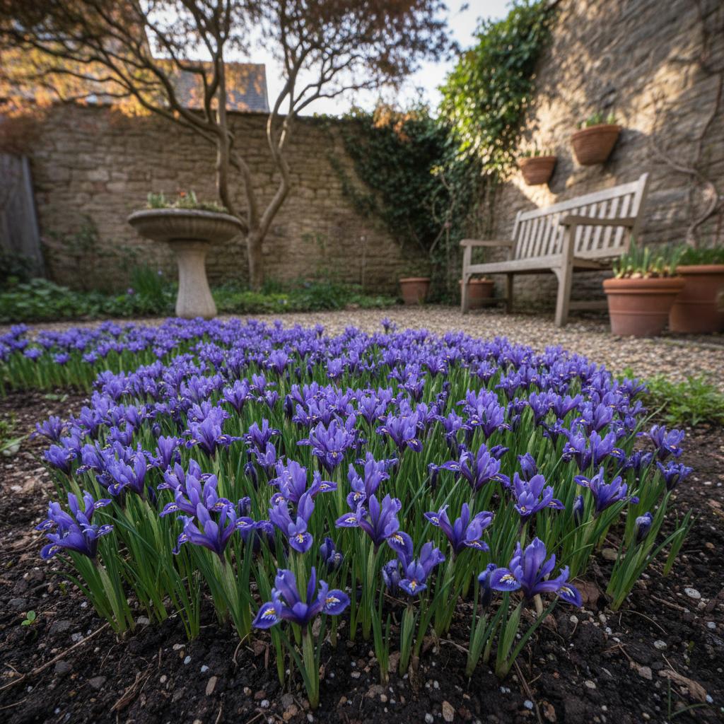 Netz-Schwertlilie (Iris reticulata)