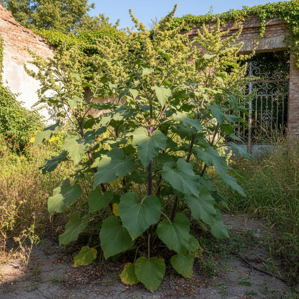 Riesen-Sumpfbinse (Iva xanthiifolia)