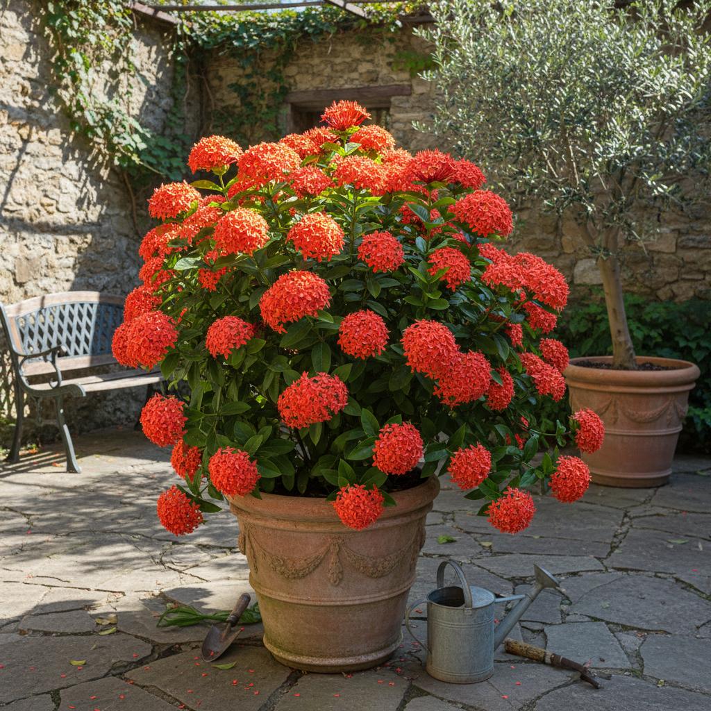 Rote Ixora (Ixora coccinea)
