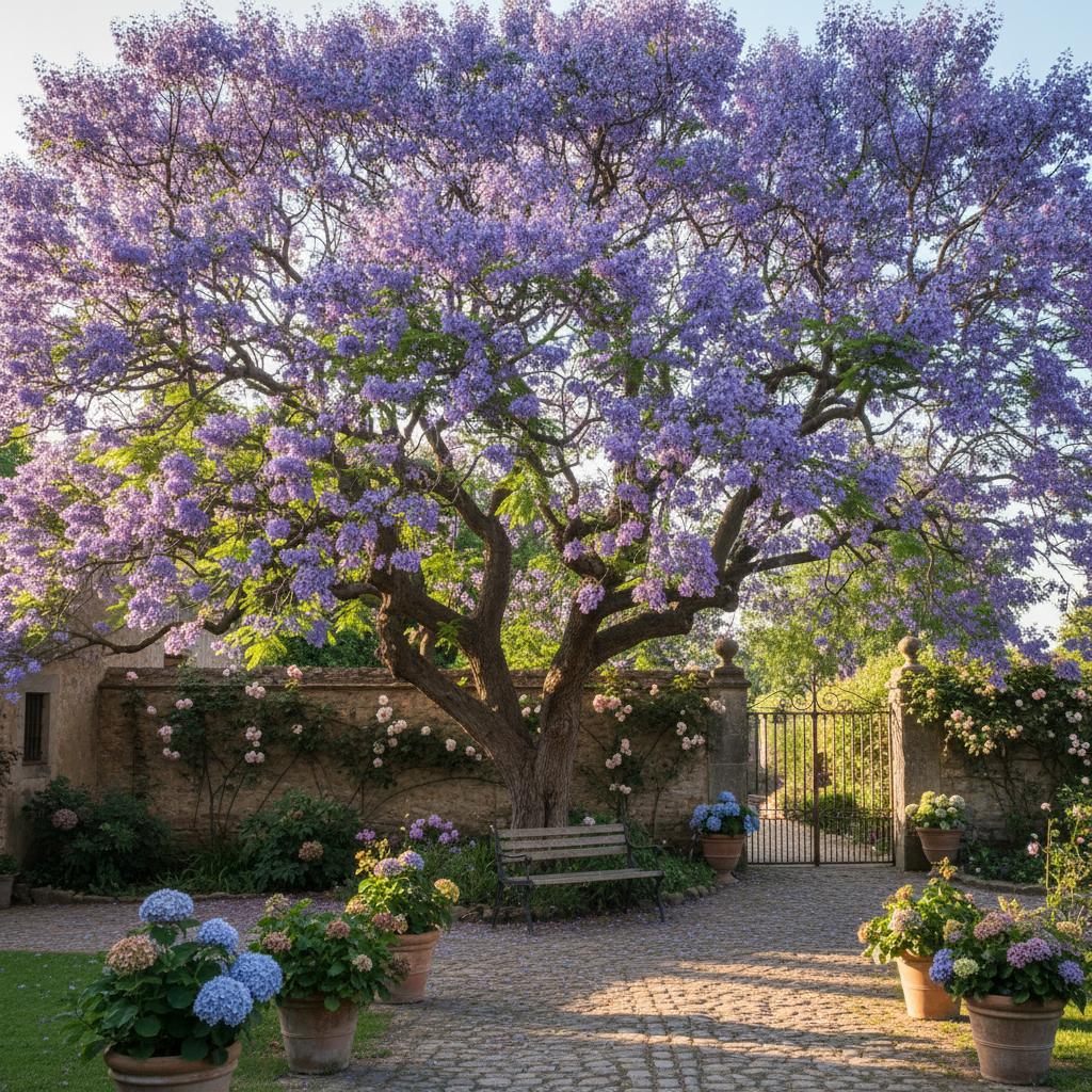 Giacaranda (Giacaranda mimosoide) (Jacaranda mimosifolia)