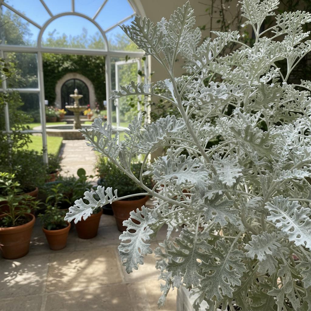 Pianta della Cenere (Jacobaea maritima)