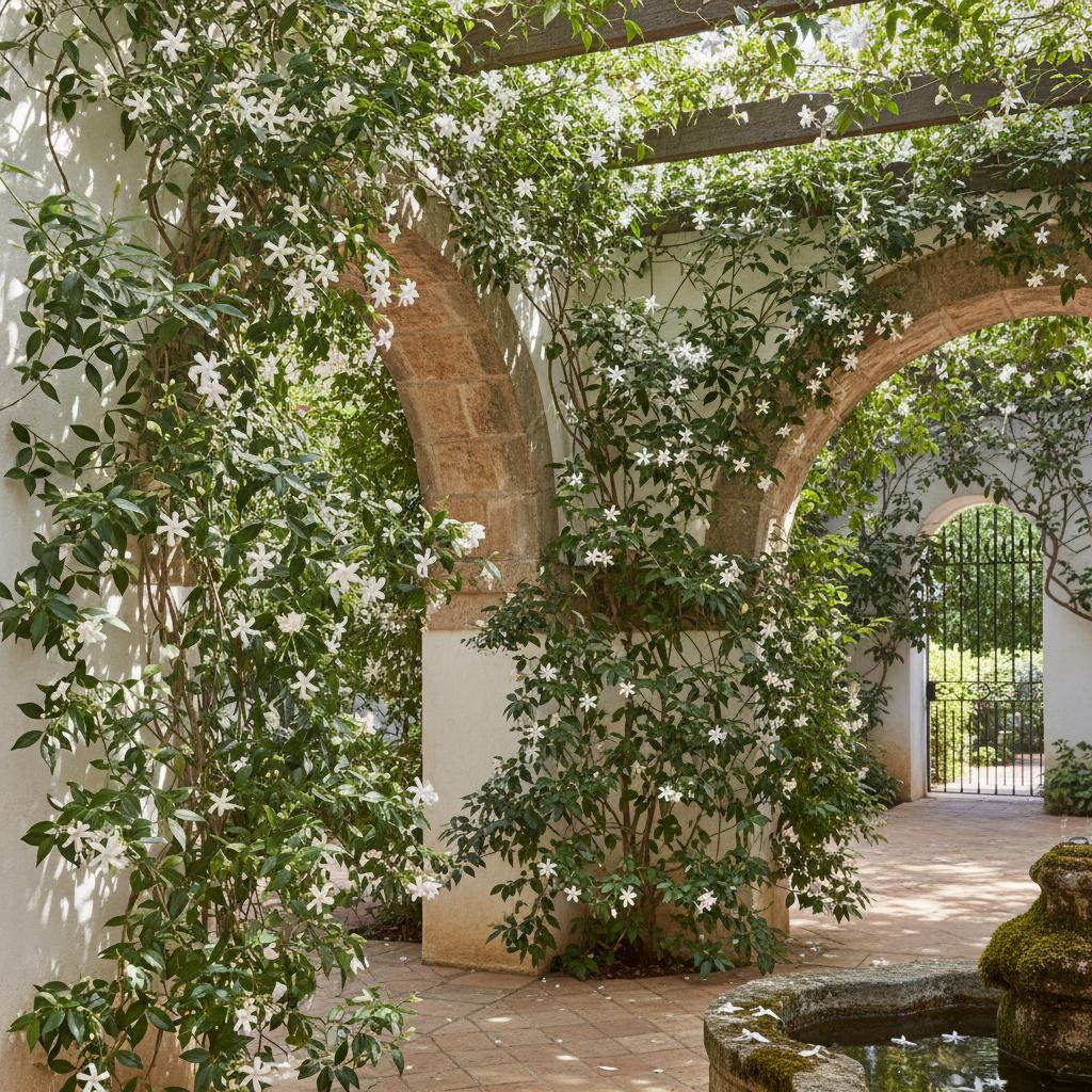 Gelsomino a grandi fiori (Gelsomino di Firenze) (Jasminum grandiflorum)