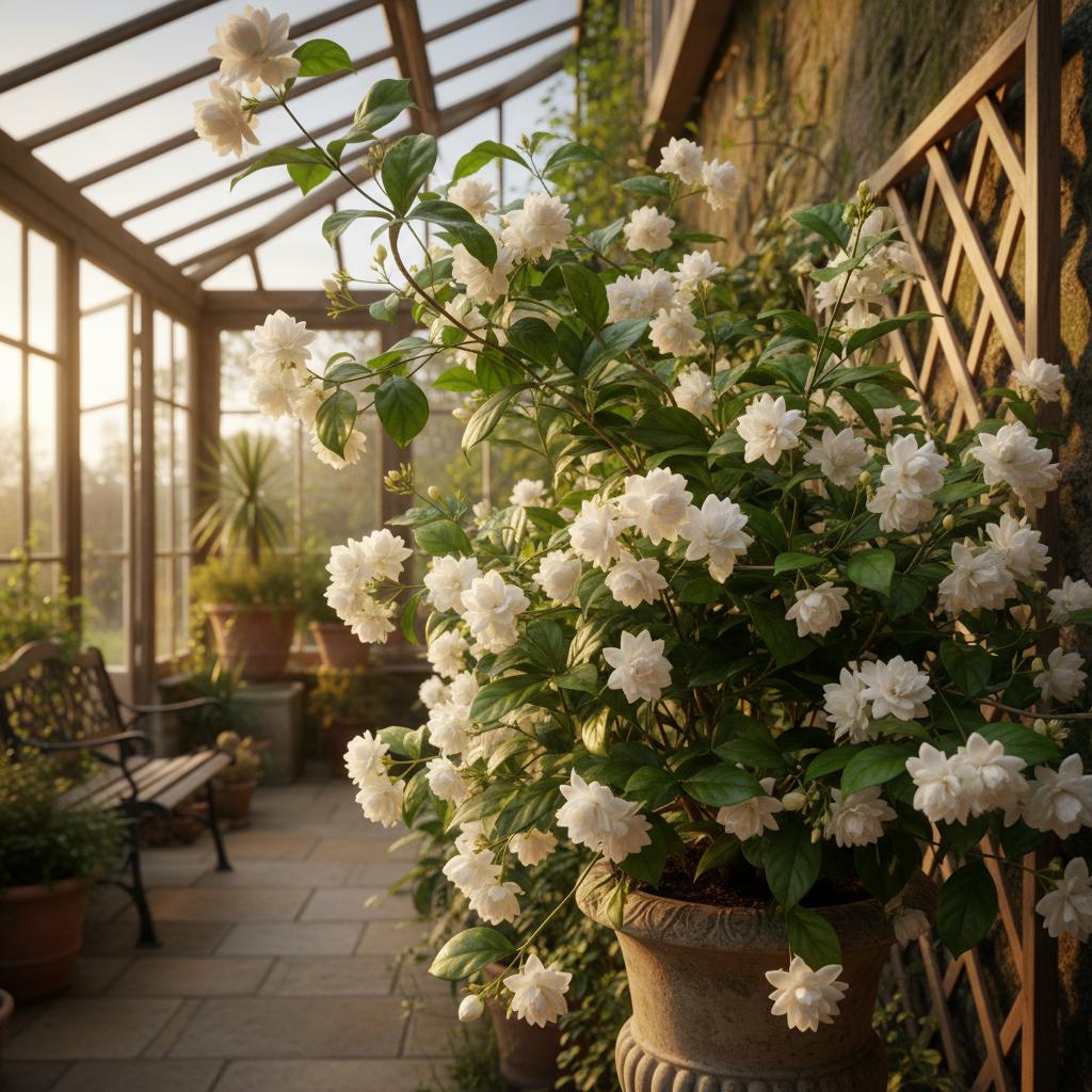 Gelsomino di Arabia 'Grand Duke of Tuscany' (Jasminum sambac 'Grand Duke of Tuscany')