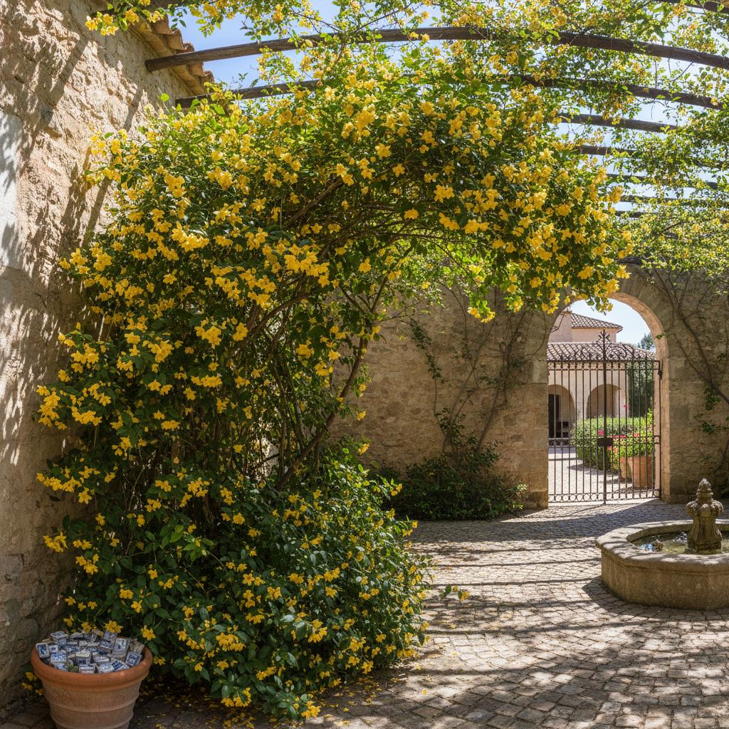 Gelsomino arbustivo (Jasminum fruticans)