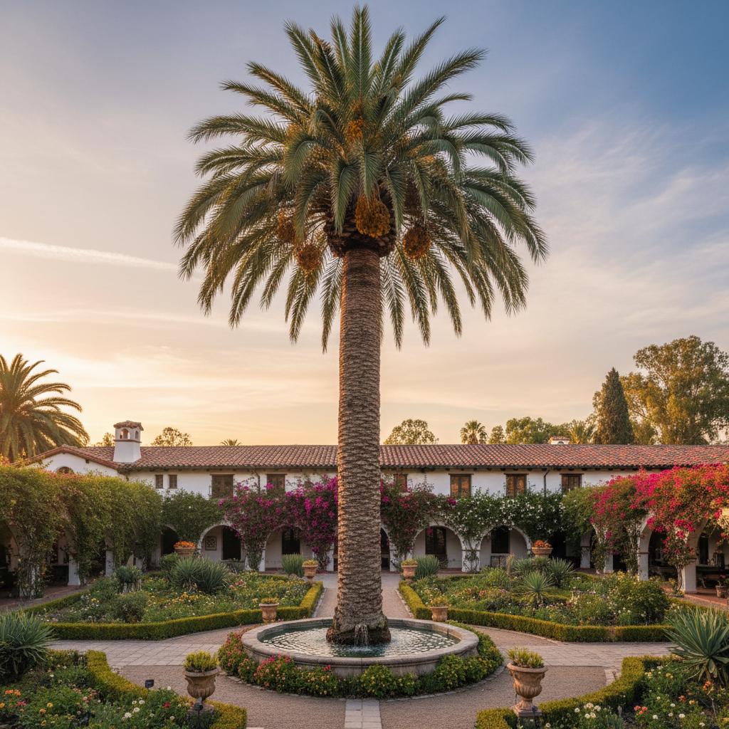 Palma del vino cilena (Jubaea chilensis)