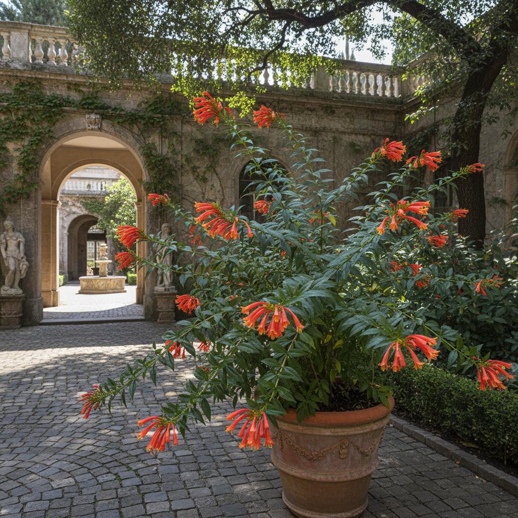 Giustizia rosso‑oro (Justicia rizzinii)