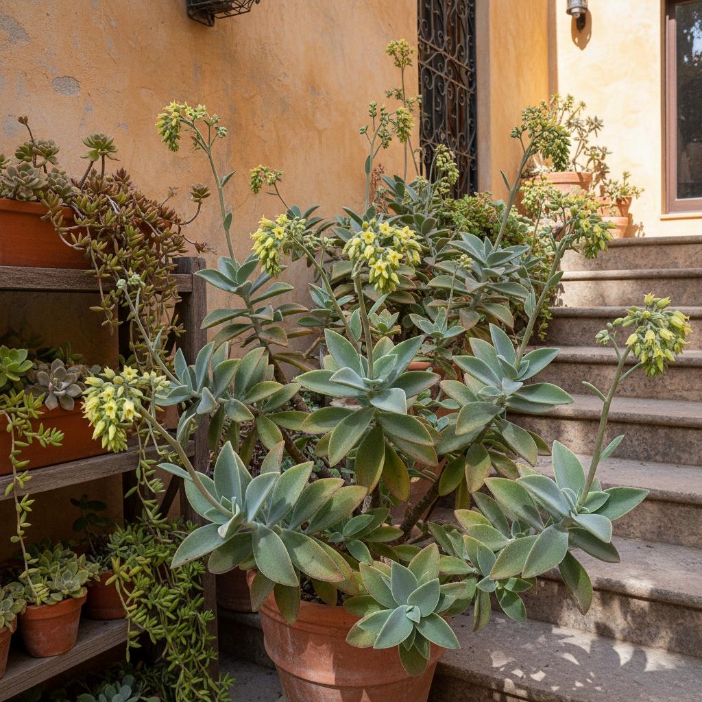Kiesel-Kalanchoe (Kalanchoe rhombopilosa)