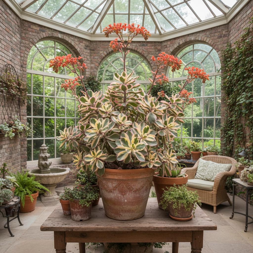 Gebänderte Kalanchoe (Kalanchoe fedtschenkoi ‘Variegata’)