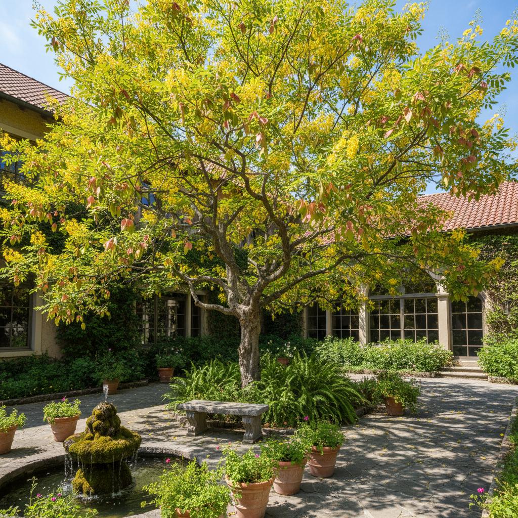 Zweifiederiger Goldregen (Koelreuteria bipinnata)