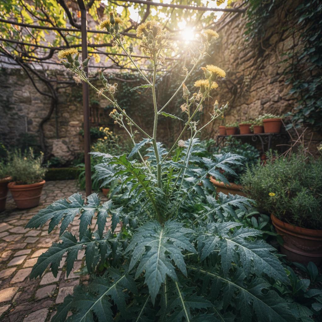 Bitterer Lattich (Lactuca virosa)
