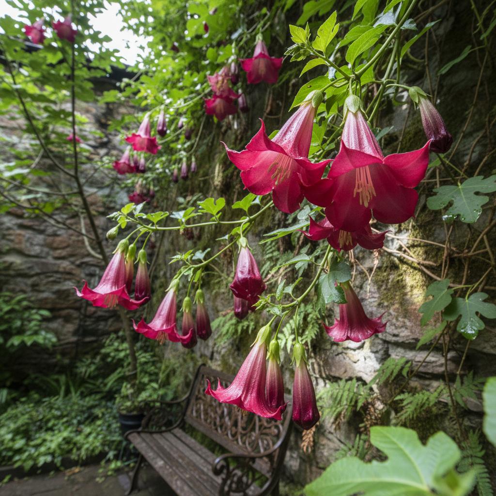 Chileische Kletterglockenblume (Lapageria rosea)