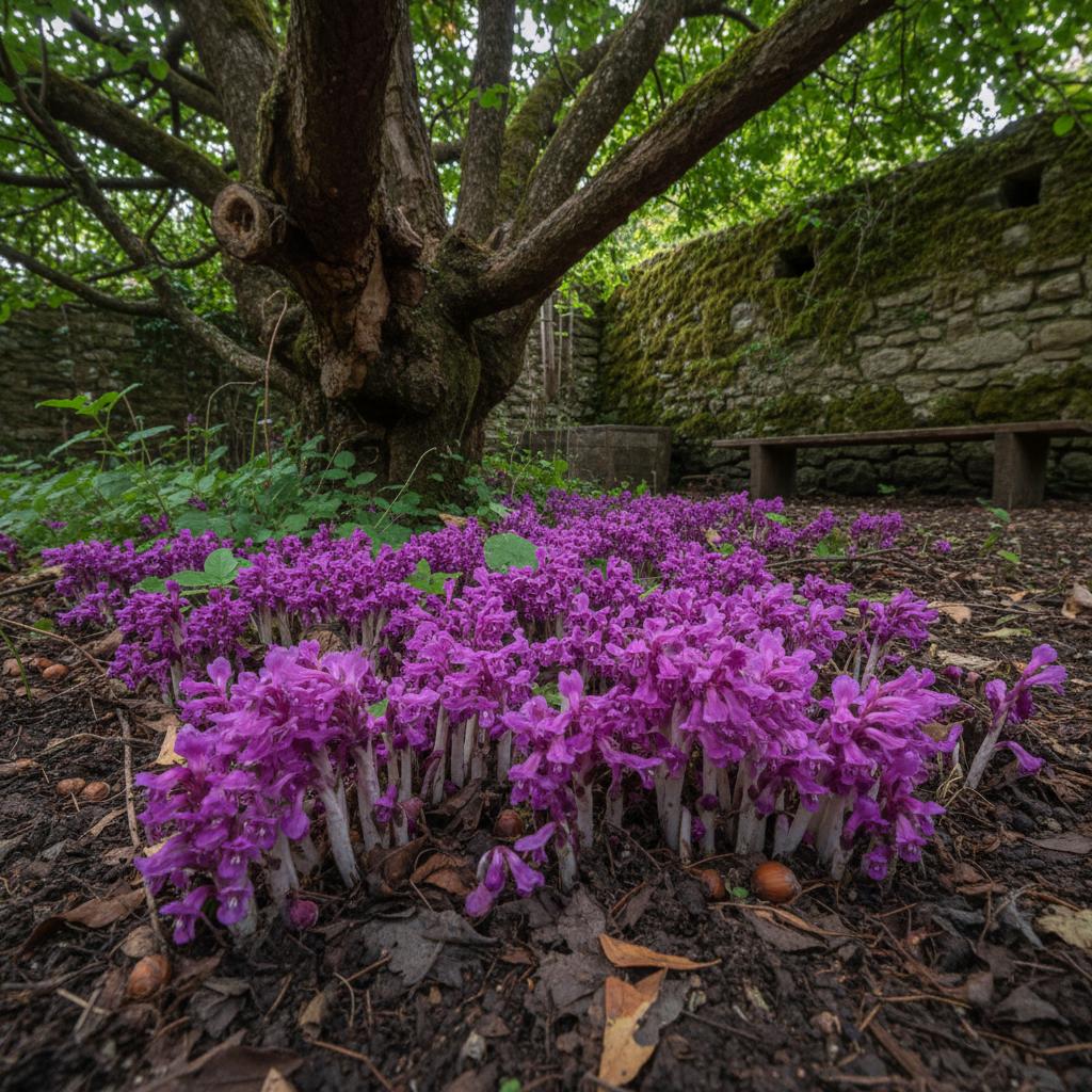 Schwefelwurz (Lathraea clandestina)
