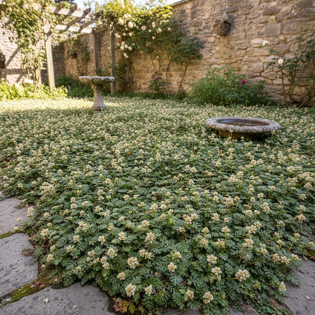 Kleinblättriges Fiederkörbchen (Leptinella potentillina)