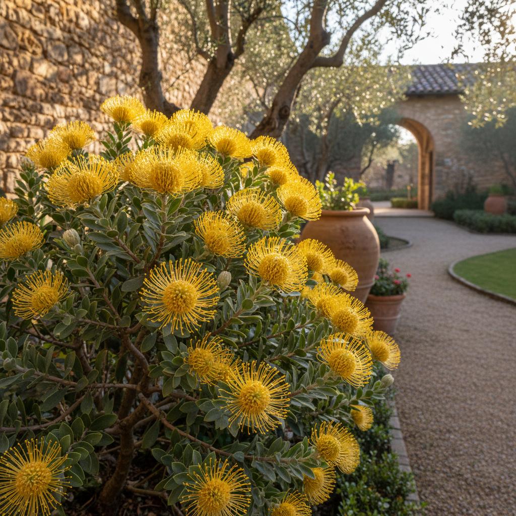 Kapkissenblume 'High Gold' (Leucospermum 'High Gold')