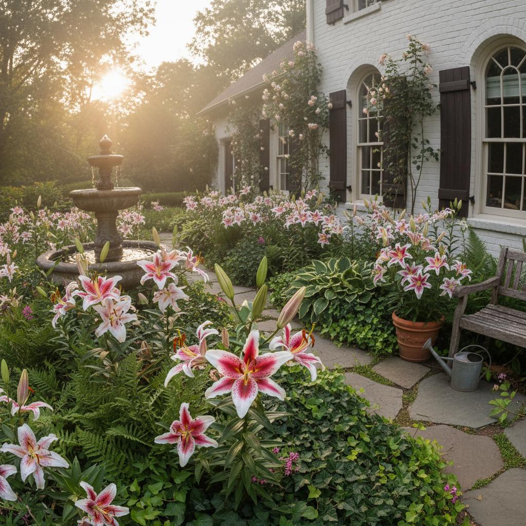 Stargazer-Lilie (Lilium Orientalis 'Stargazer')