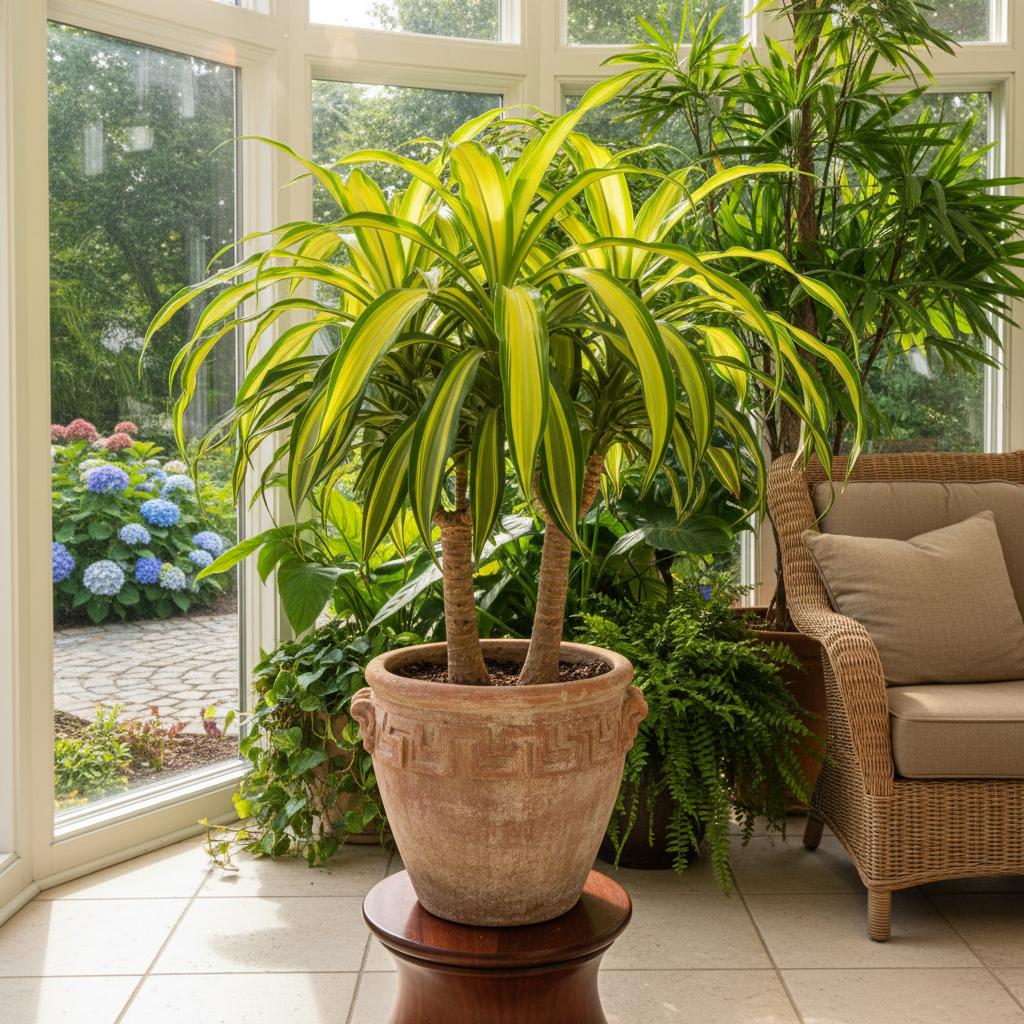 Limelight-Drachenbaum (Dracaena fragrans 'Limelight')