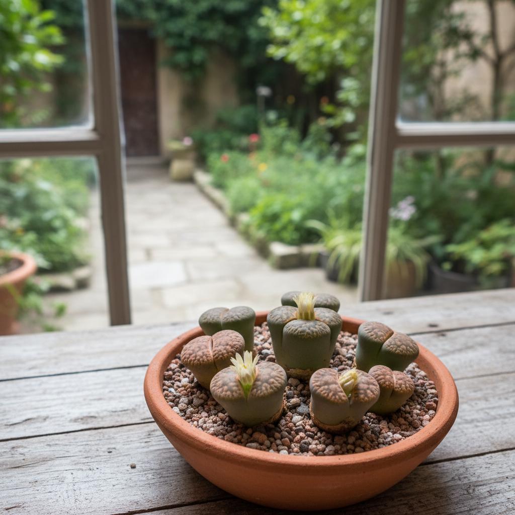 Steingewächs (Lithops pseudotruncatella)