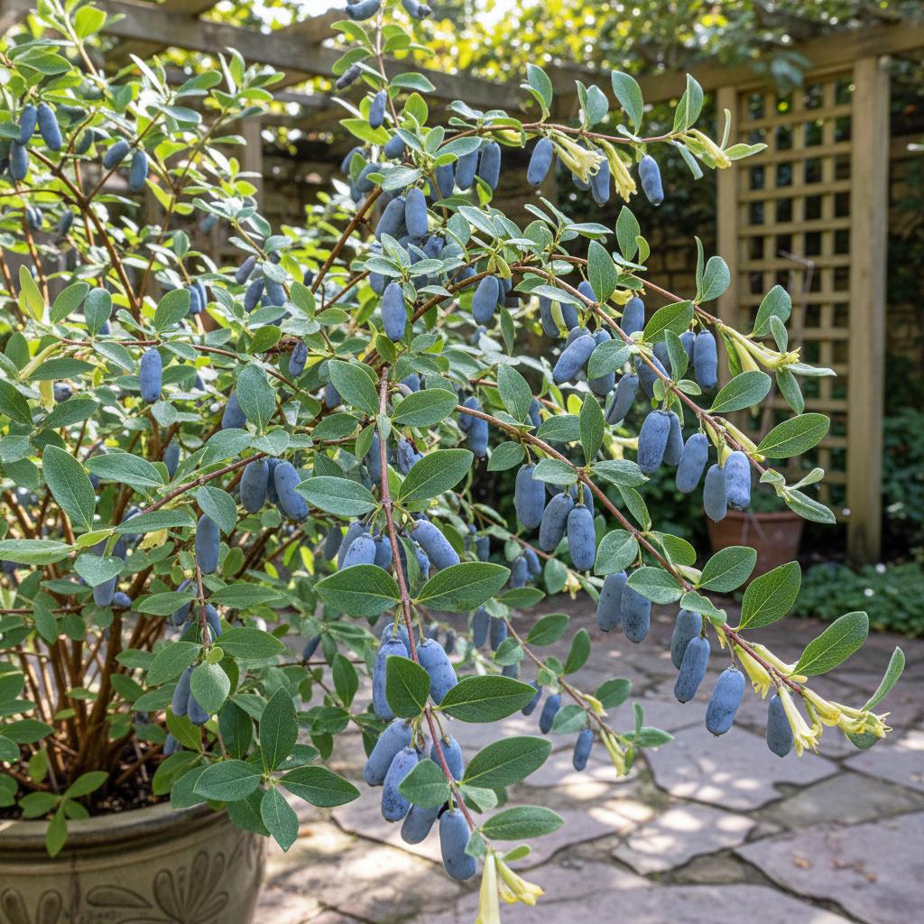 Blaue Heckenkirsche (Lonicera caerulea)