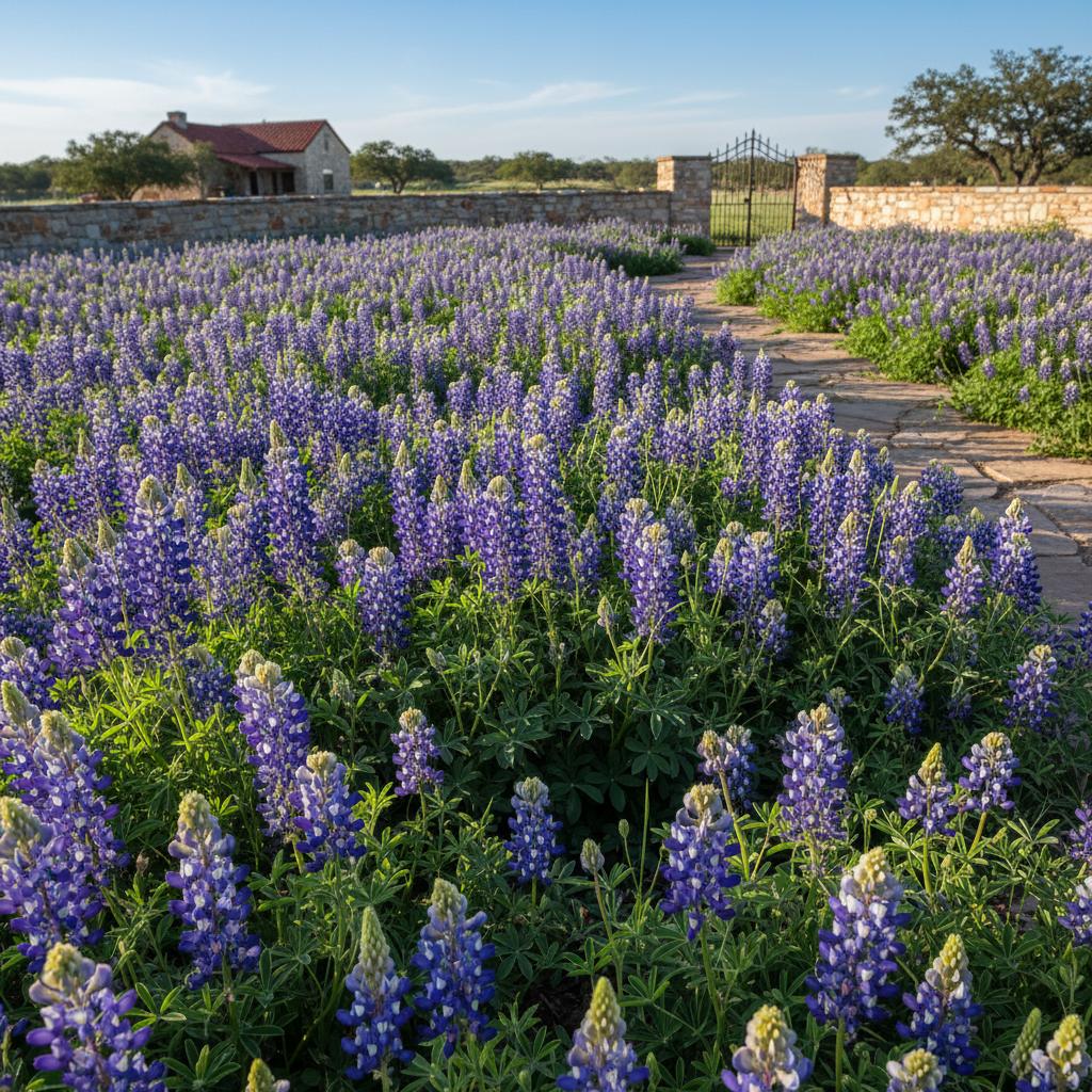 Texas Blaue Lupine (Lupinus texensis)