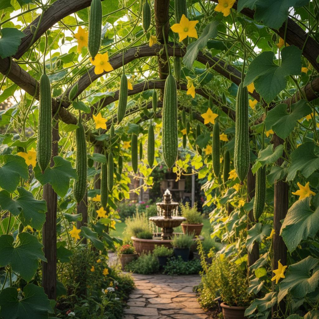 Eckige Luffa (Luffa acutangula)