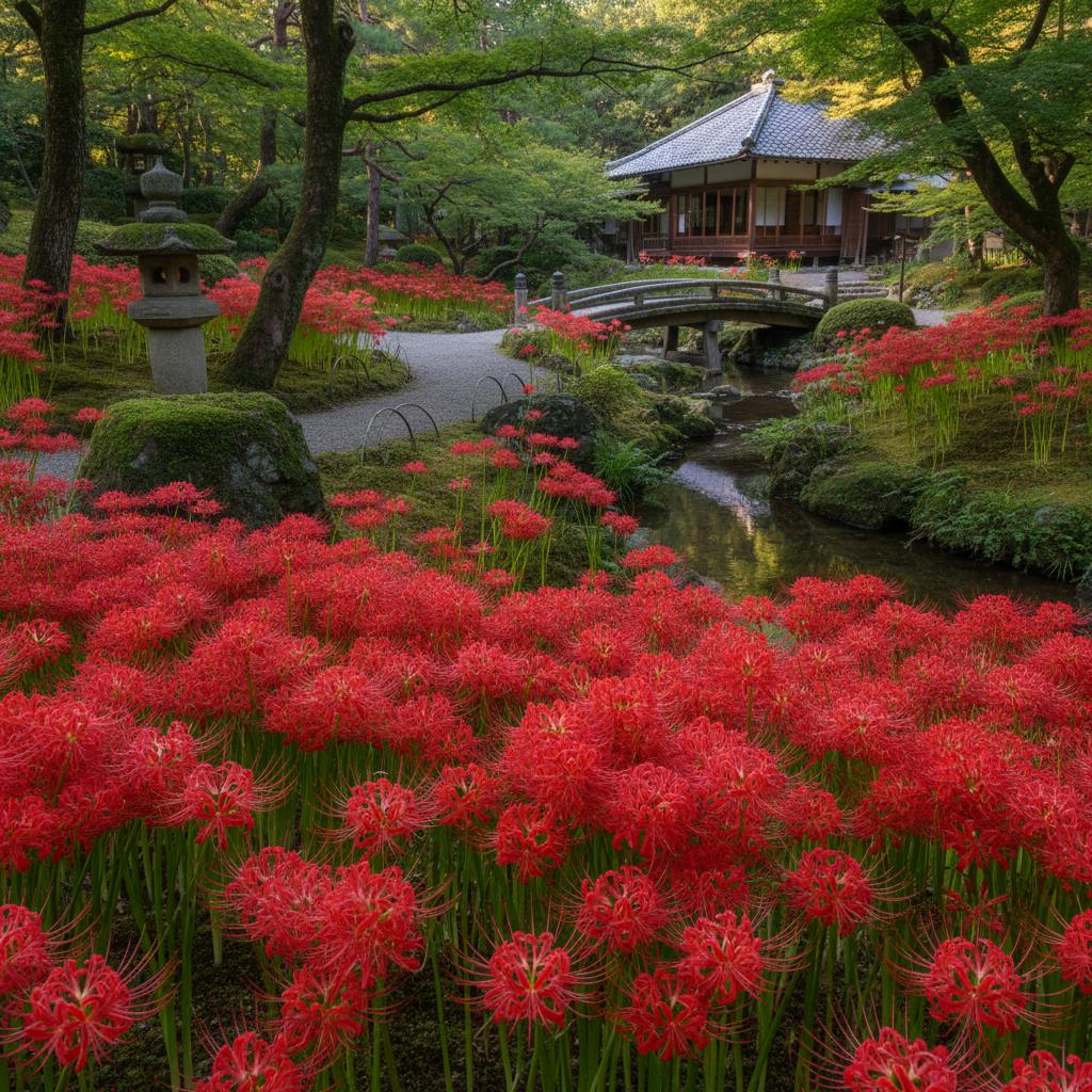 Rote Spinnenlilie (Lycoris radiata)