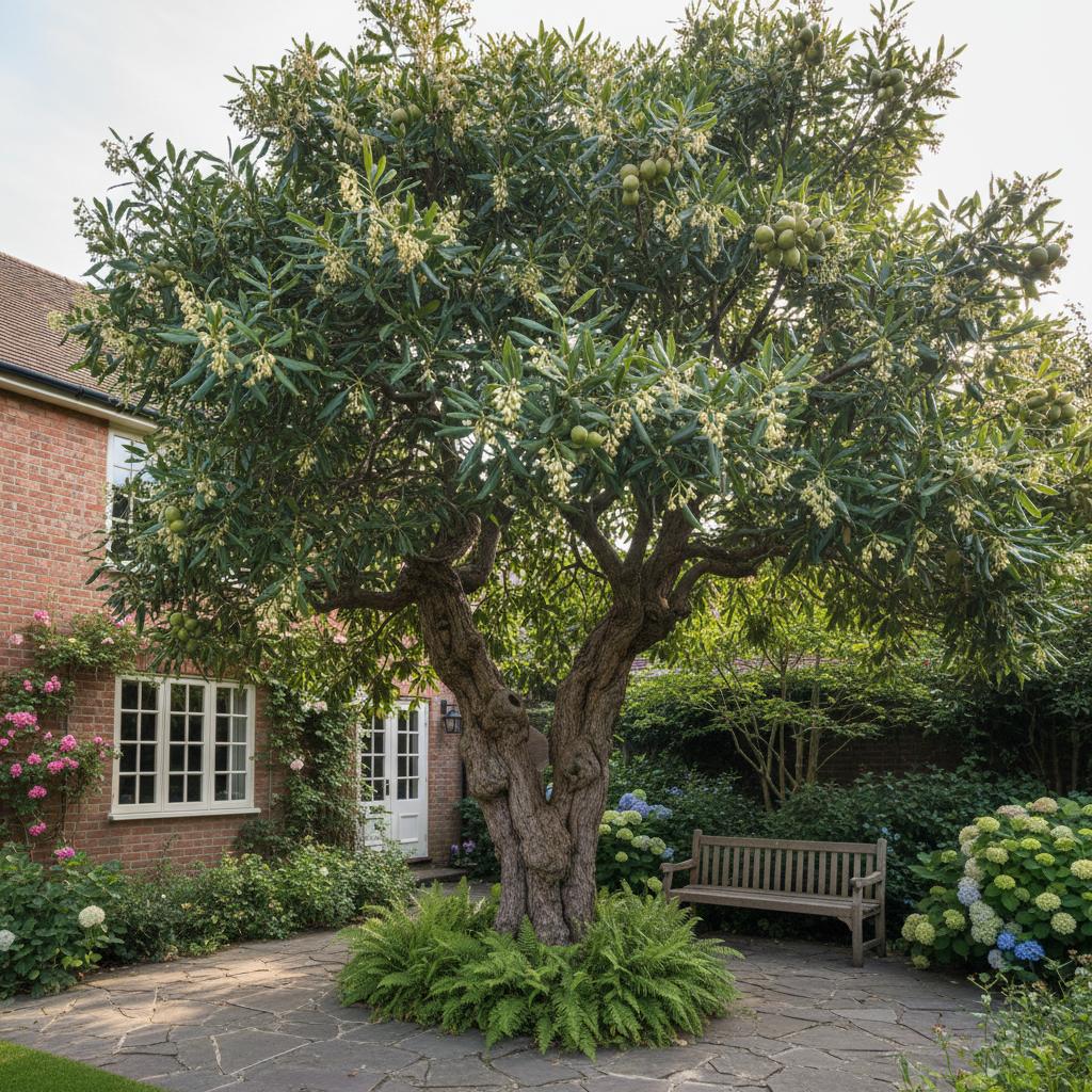 Makadamia-Nussbaum (Queensland-Makadamia) (Macadamia tetraphylla)