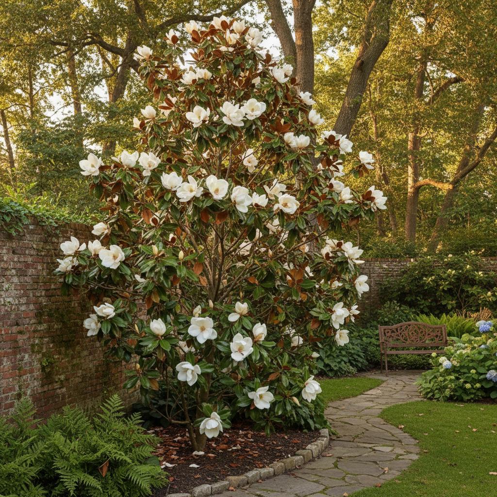 Kleine Prachtmagnolie (Magnolia grandiflora 'Little Gem')