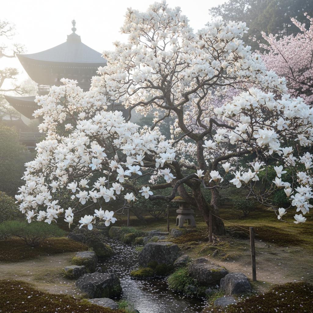 Yulan-Magnolie (Magnolia denudata)