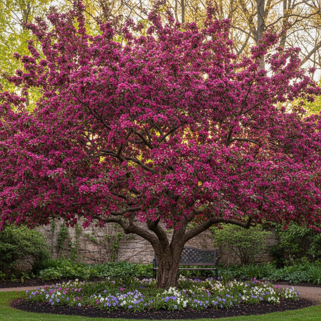 Purpurprinz Apfelbaum (Malus 'Purple Prince')